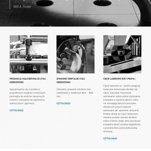 Laserowe cięcie rur w Żmigrodzie