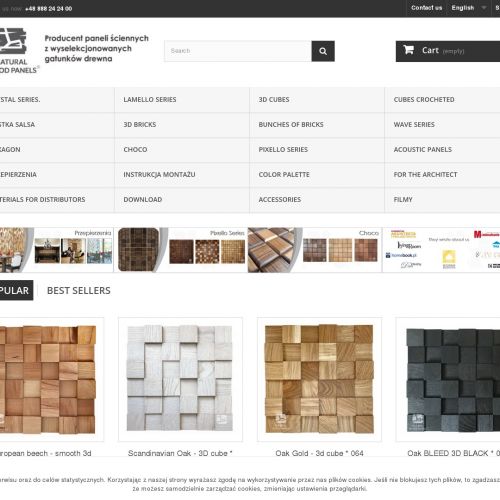 Dekoracyjne panele drewniane ścienne