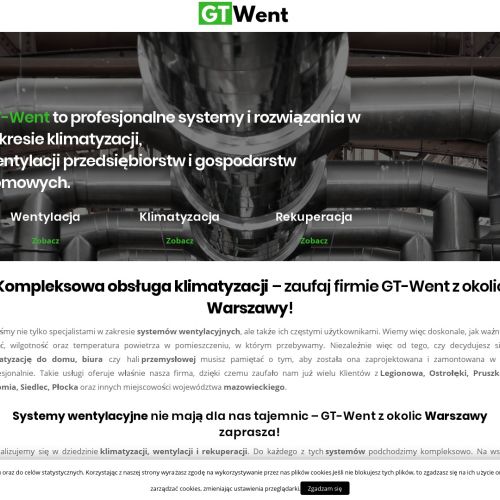 Klimatyzacja targówek w Warszawie