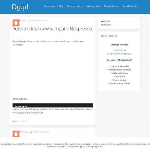 Nagrania lektorskie po angielsku