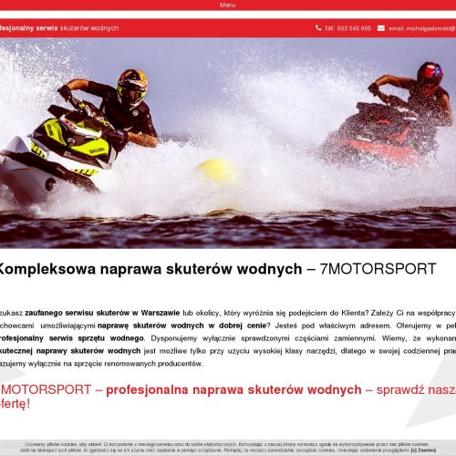Naprawa skuterów wodnych yamaha - Toruń