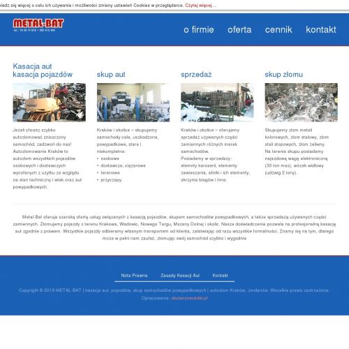 Skup pojazdów osobowych Myślenice