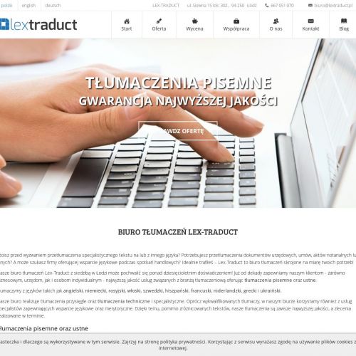 Biuro tłumaczeń łódź w Aleksandrowie Łódzkim