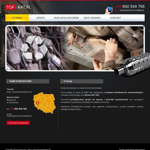 Poznań - regeneracja katalizatora