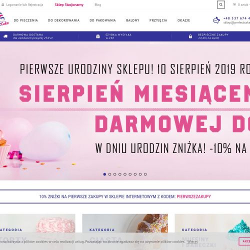 Warszawa - dekoracje na tort