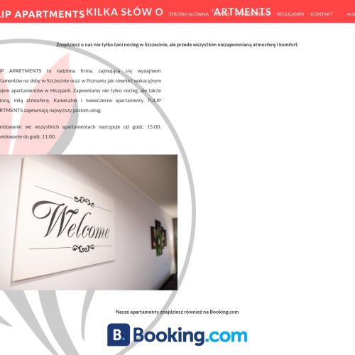 Apartament na doby hiszpania w Szczecinie
