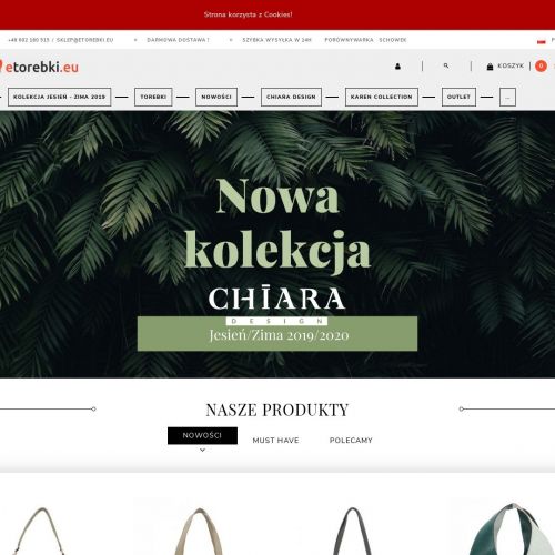 Torebka klasyczna czarna