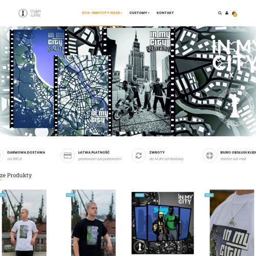 Łańcuch streetwear w Warszawie