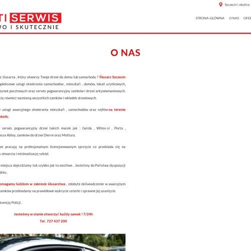 Otwieranie aut Szczecin