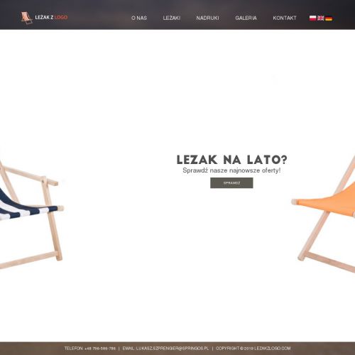 Producent leżaków reklamowych w Krakowie