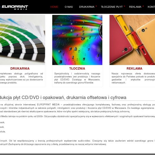 Tłoczenie płyt cd - Warszawa