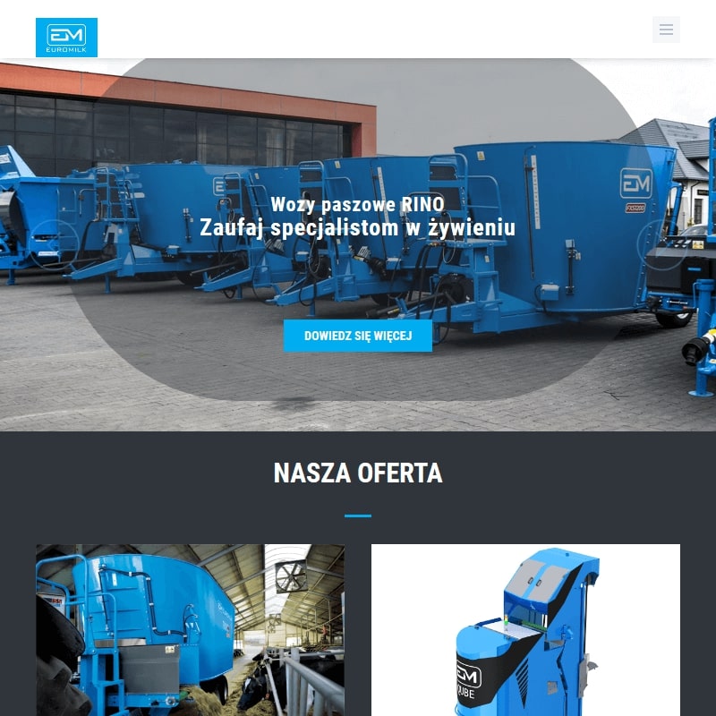 Wozy paszowe poziome