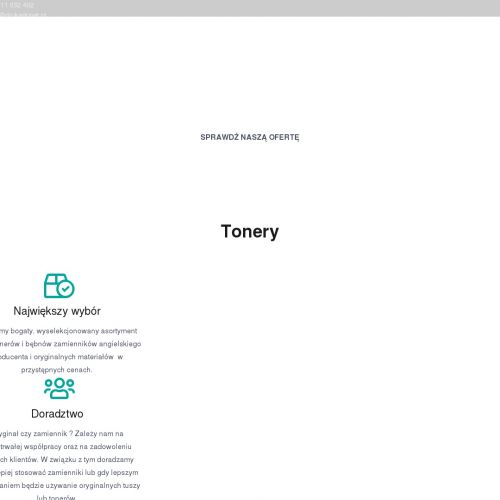 Żywiec - toner do drukarki