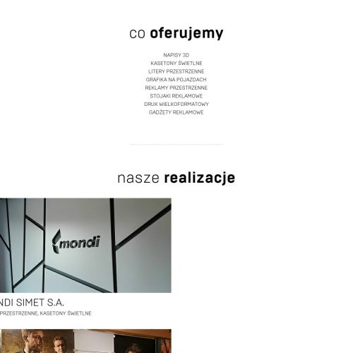 Leszno - reklamy świetlne