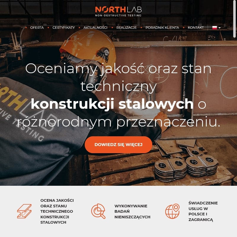 Gdańsk - badania nieniszczące rt