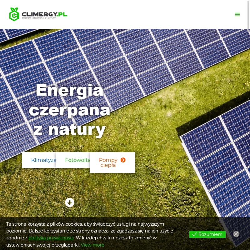 Panele fotowoltaiczne na płaskim dachu