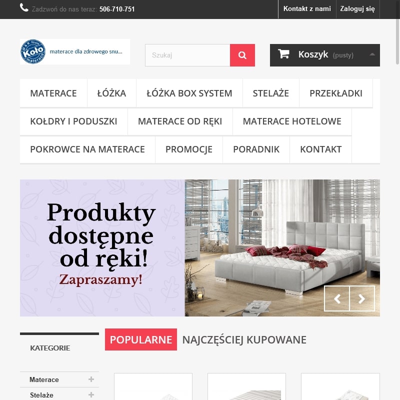 Łóżko z pojemnikiem 160x200