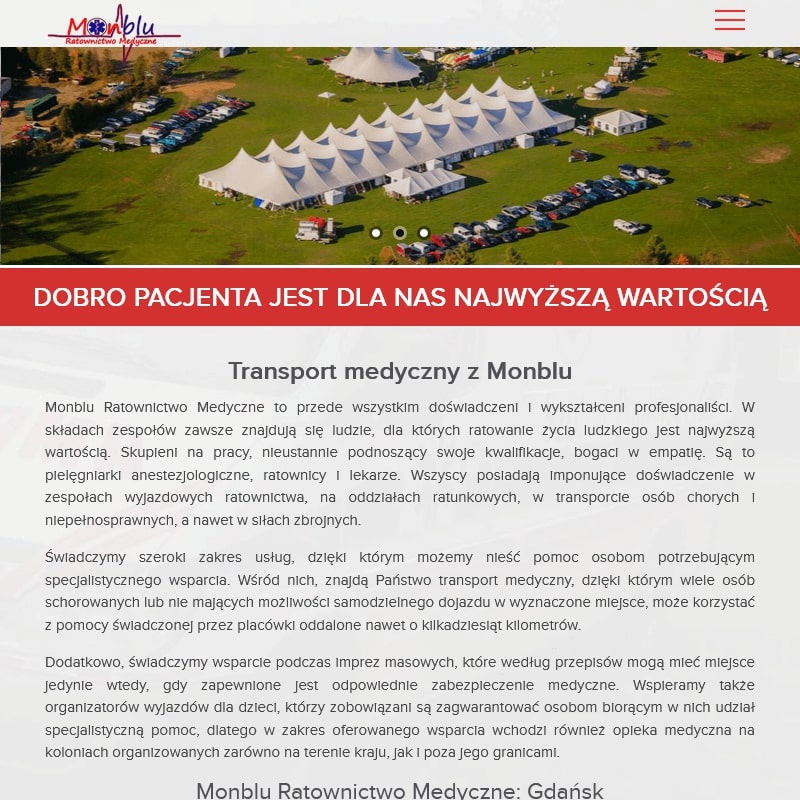 Elbląg - zabezpieczenie medyczne imprez masowych