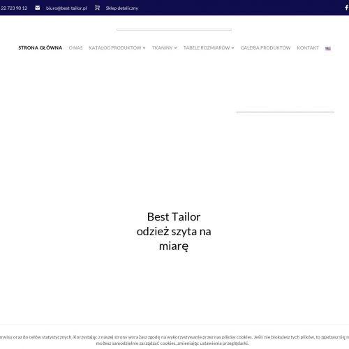 Marynarki szyte na miarę