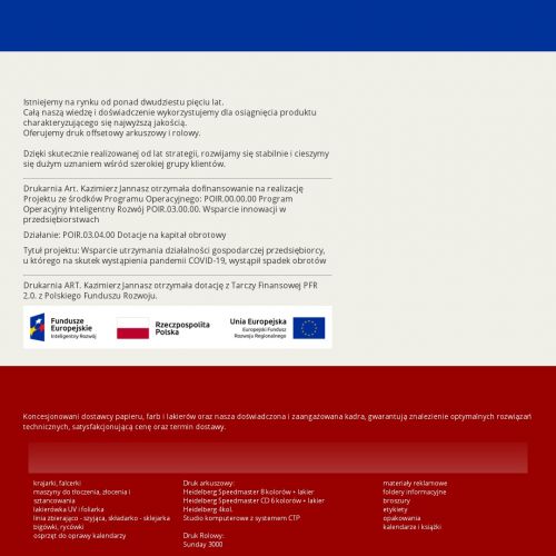 Warszawa - druk planerów