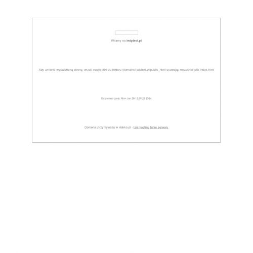 Litery ze styroduru - Warszawa