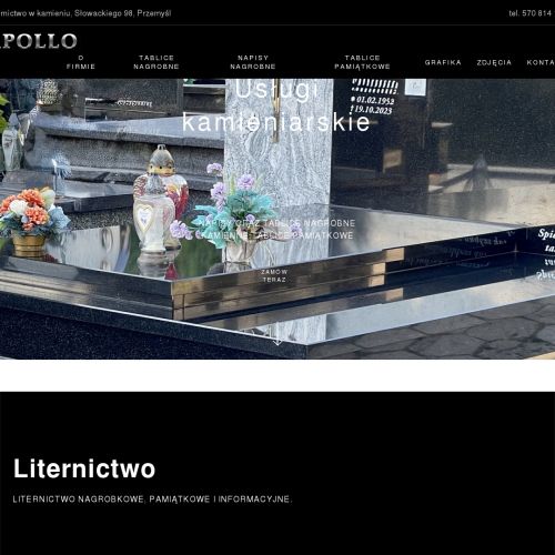 Napisy na nagrobki w Rzeszowie