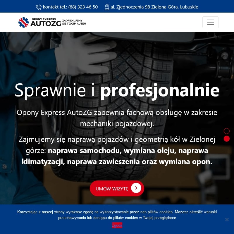 Zielona Góra - serwis samochodowy