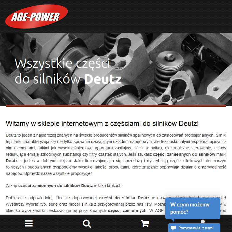Części silnik deutz - Warszawa