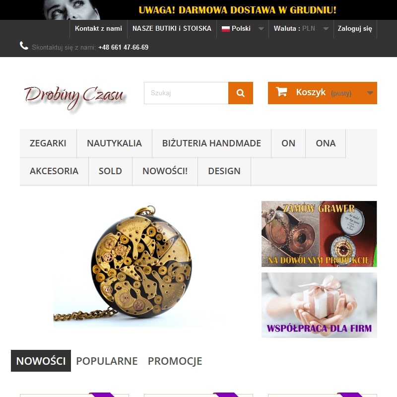 Kolczyki steampunk w Warszawie