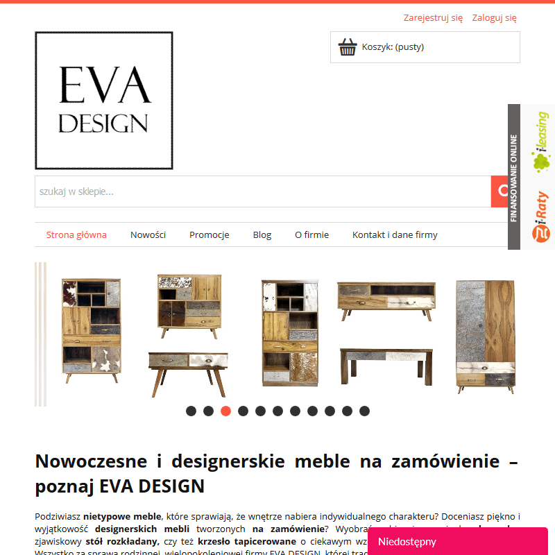 Meble designerskie sklep internetowy