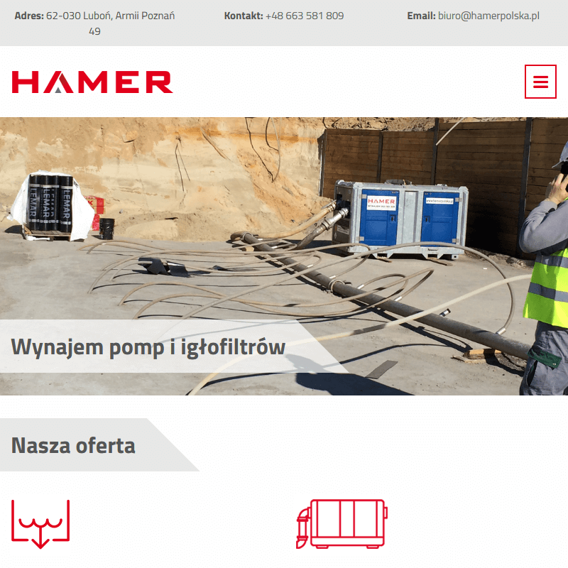 Wypożyczalnia igłofiltrów - Poznań