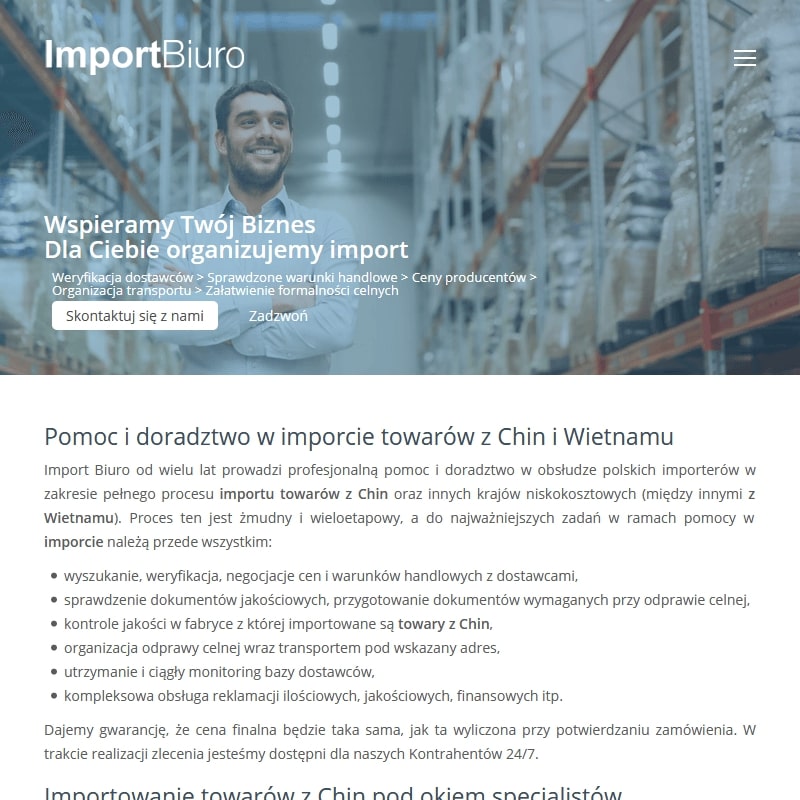 Import maszyn z chin