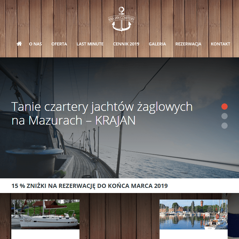 Czarter jachtów w Giżycku
