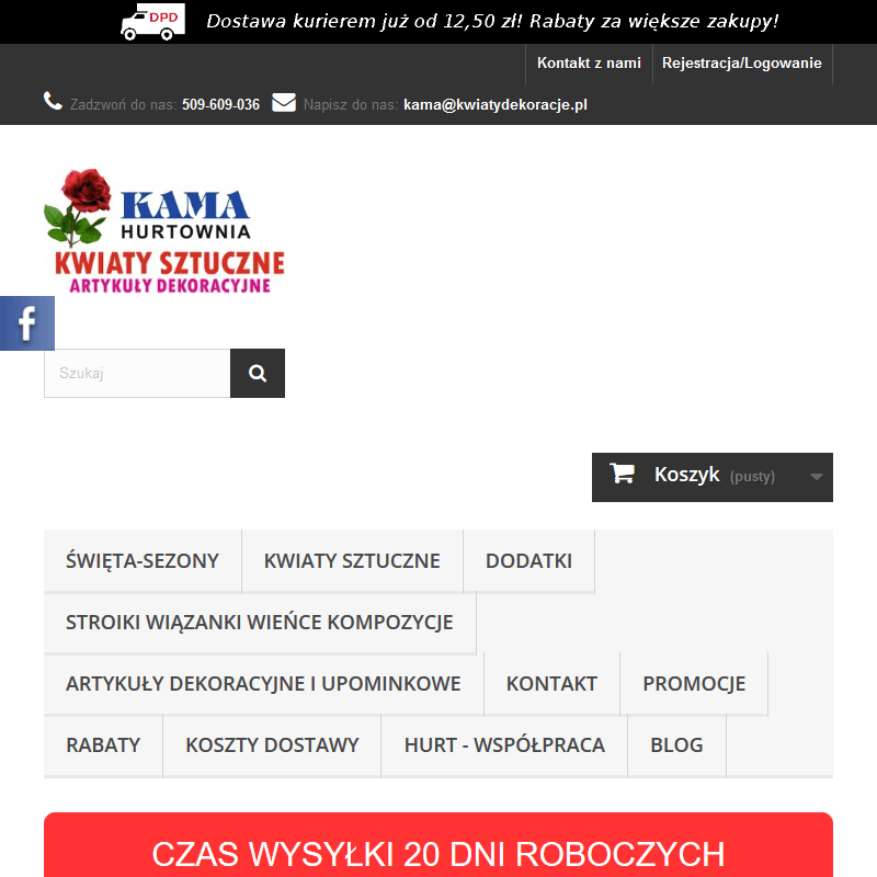 Kompozycja do wazonu z kwiatów sztucznych