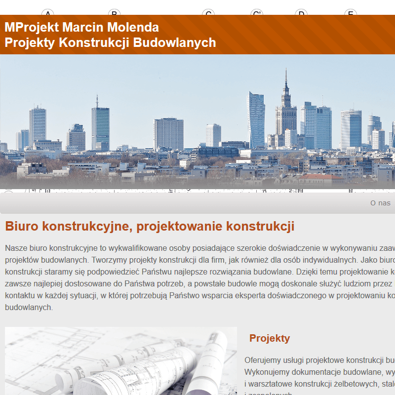 Biuro projektów budowlanych - Warszawa