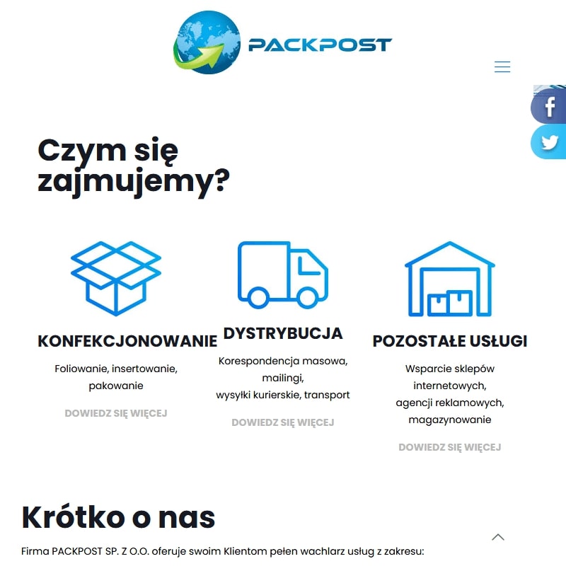 Warszawa - konfekcjonowanie produktu