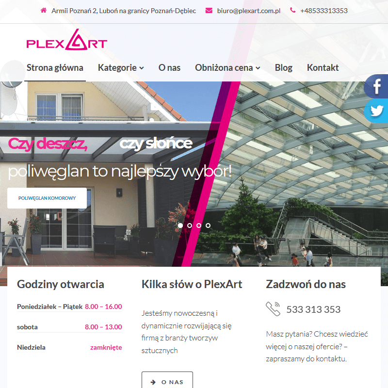 Wyroby z poliwęglanu