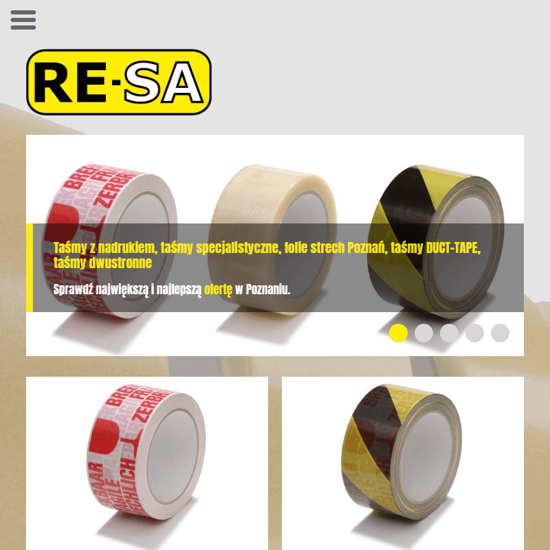Poznań - taśmy klejące z nadrukiem