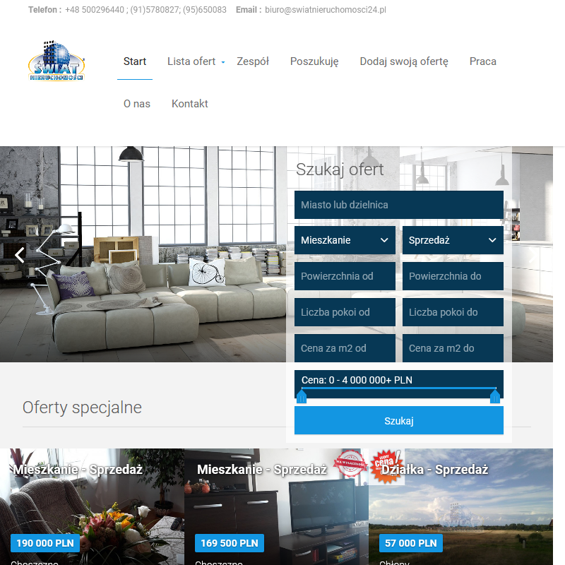 Stargard - lokale sprzedaż