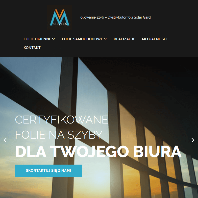 Oklejanie szyb folią Poznań