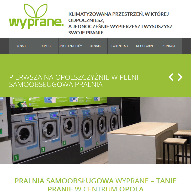Pralnia samoobsługowa cena - Opole