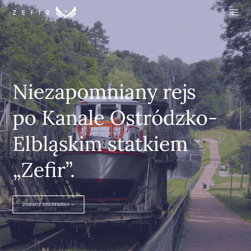 Rejs kanałem ostródzkim