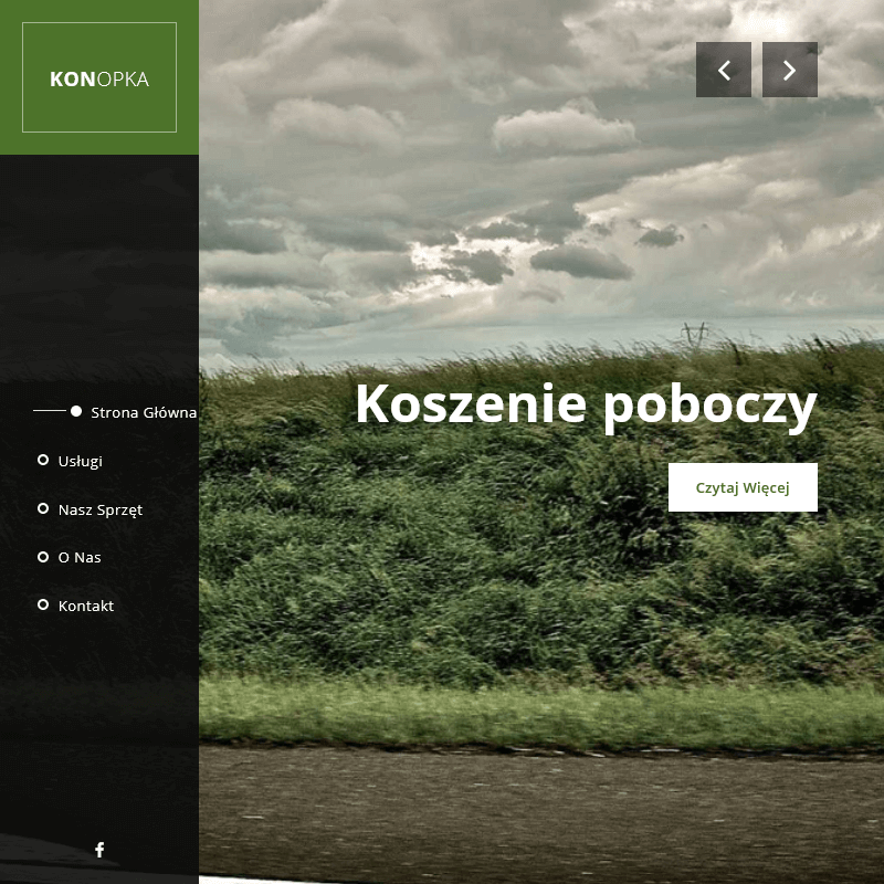 Koszenie trawy przy drogach - Leszno